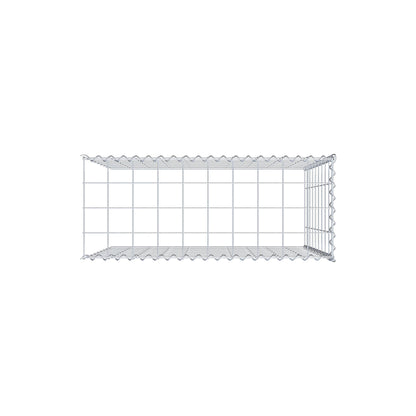 Opvokset gabion type 4 100 cm x 90 cm x 40 cm (L x H x D), maskestørrelse 10 cm x 10 cm, spiral
