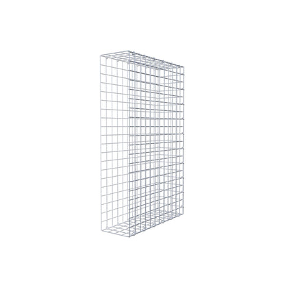 Gabião Tipo 2 100 cm x 60 cm x 20 cm (C x A x P), malhagem 5 cm x 5 cm, anel C