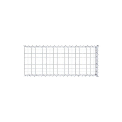 Opvokset gabion type 4 100 cm x 20 cm x 40 cm (L x H x D), maskestørrelse 5 cm x 10 cm, spiral