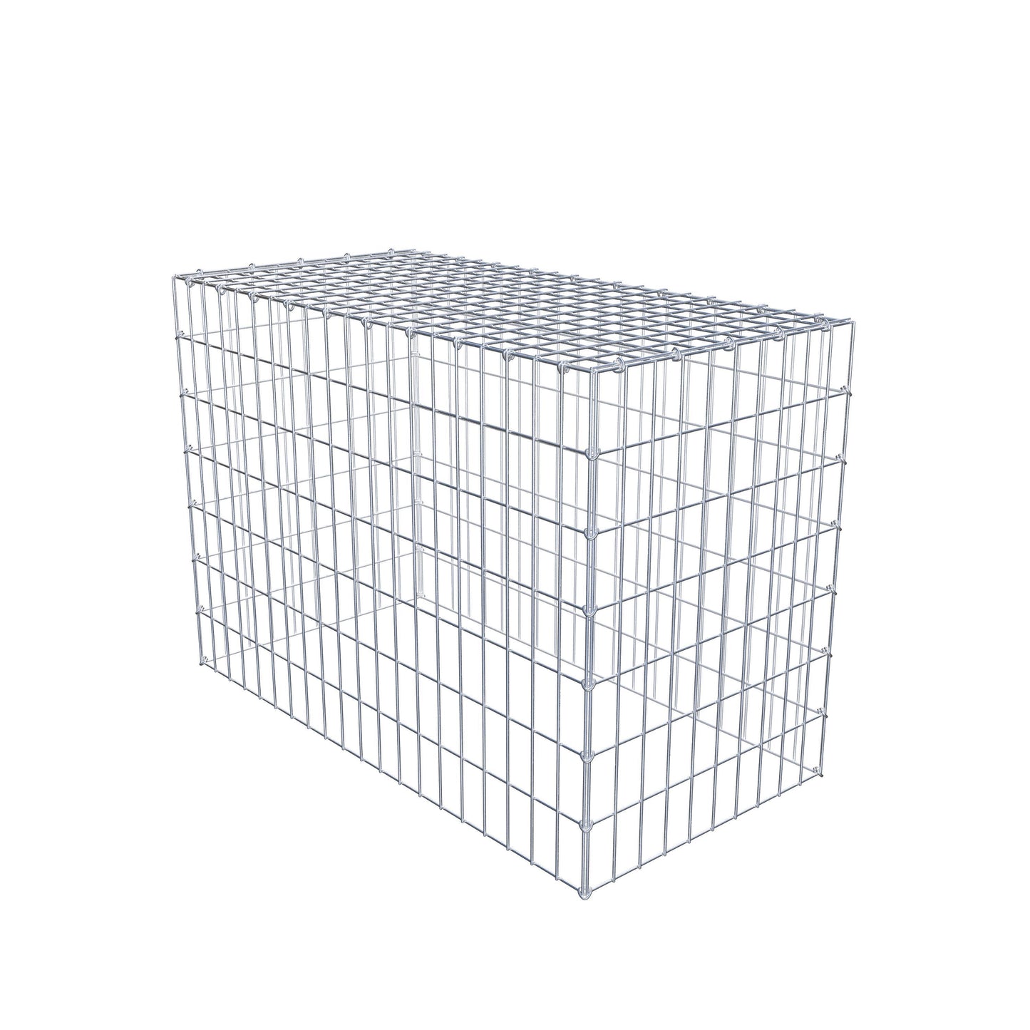 Gavión complementario de tipo 3 100 cm x 70 cm x 50 cm (L x A x P), malla 5 cm x 10 cm, anillo en C