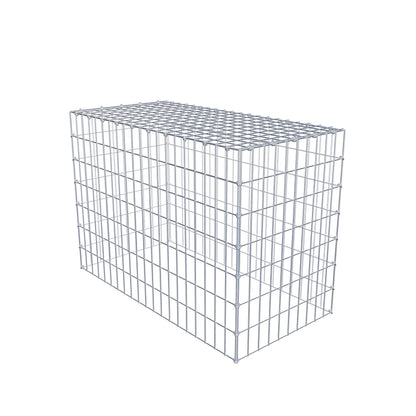 Gavión complementario de tipo 3 100 cm x 70 cm x 50 cm (L x A x P), malla 5 cm x 10 cm, anillo en C