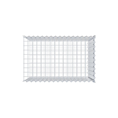 Gabião tipo 2 80 cm x 50 cm x 50 cm (C x A x P), malhagem 5 cm x 5 cm, espiral