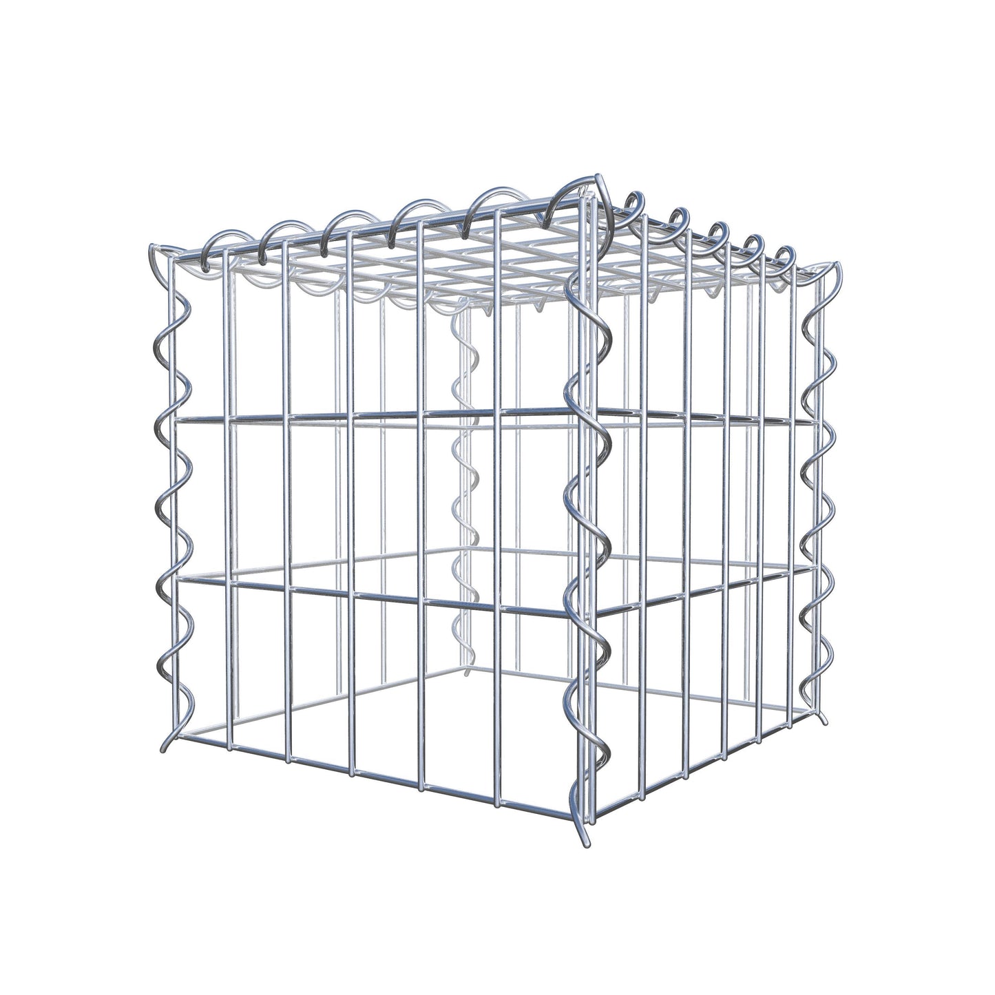 Gavión adicional tipo 3 30 cm x 30 cm x 30 cm (L x A x P), malla 5 cm x 10 cm, en espiral