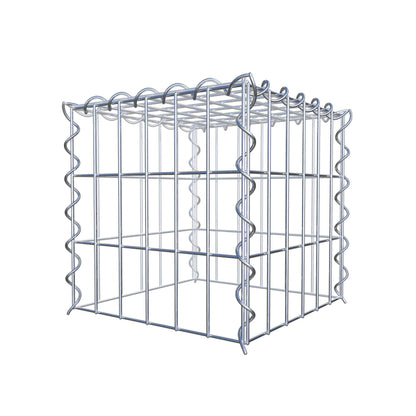 Gavión adicional tipo 3 30 cm x 30 cm x 30 cm (L x A x P), malla 5 cm x 10 cm, en espiral