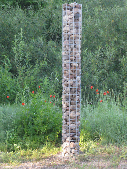 Colonna di gabbioni diametro 42 cm MW 5 x 5 cm rotonda