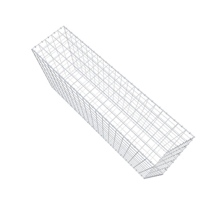 Gabião 200 cm x 100 cm x 50 cm (C x A x P), malhagem 10 cm x 10 cm, anel C