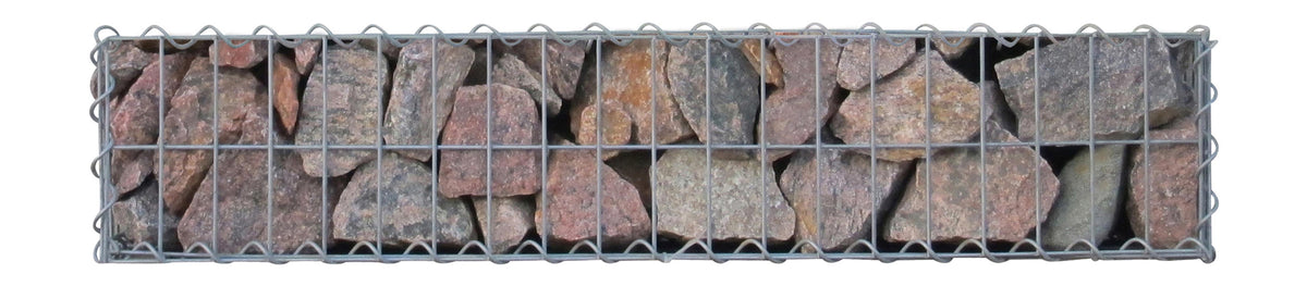 Gabion 100 cm x 20 cm x 30 cm (L x H x P), mailles 5 cm x 10 cm, spirale