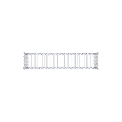 2er Set Gabionen 100 cm x 30 cm x 20 cm (L x H x T), Maschenweite 5 x 10 cm, Spirale