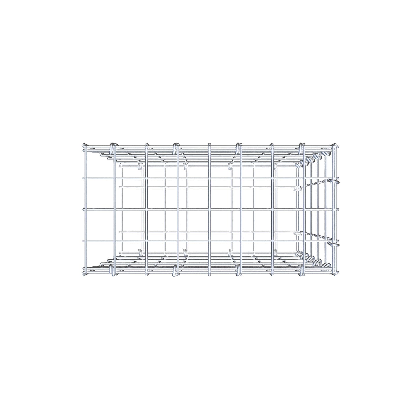 Pile aggiuntivo tipo 2 50 cm x 40 cm x 20 cm, maglia 5 cm x 10 cm, anello a C
