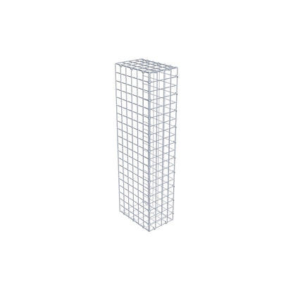 Monteret gabion type 2 100 cm x 30 cm x 20 cm (L x H x D), maskestørrelse 5 cm x 5 cm, C-ring