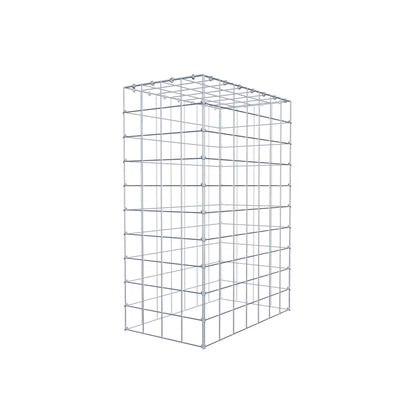 Anbaugabione Typ 3 100 cm x 70 cm x 40 cm (L x H x T), Maschenweite 10 cm x 10 cm, C-Ring