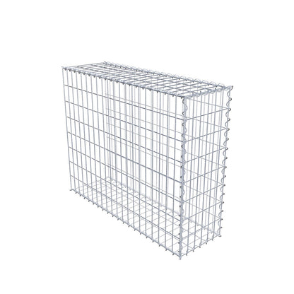 Gabbione aggiuntivo tipo 2 100 cm x 80 cm x 30 cm (L x H x P), dimensione maglia 5 cm x 10 cm, a spirale