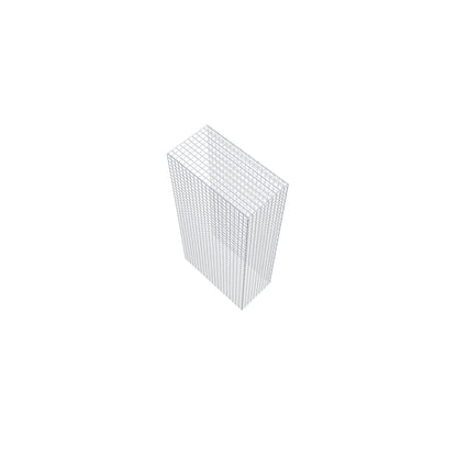 Gavión adicional tipo 4 200 cm x 100 cm x 50 cm (L x A x P), malla 5 cm x 5 cm, anillo en C