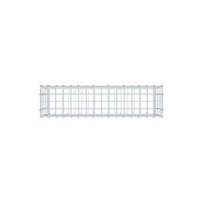 Gabion 80 cm x 40 cm x 20 cm (L x H x D), maskstorlek 5 cm x 10 cm, C-ring