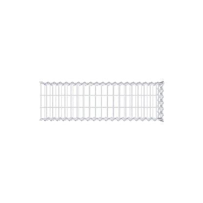 Gabião tipo 2 100 cm x 20 cm x 30 cm (C x A x P), malhagem 5 cm x 10 cm, espiral