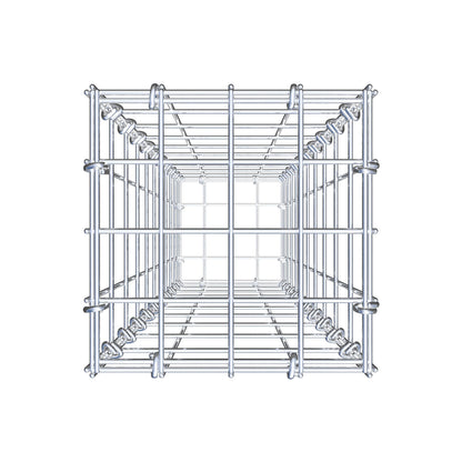Gabion 100 cm x 20 cm x 20 cm (L x H x D), maskstorlek 5 cm x 10 cm, C-ring