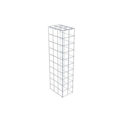 Monteret gabion type 4 100 cm x 30 cm x 20 cm (L x H x D), maskestørrelse 10 cm x 10 cm, C-ring