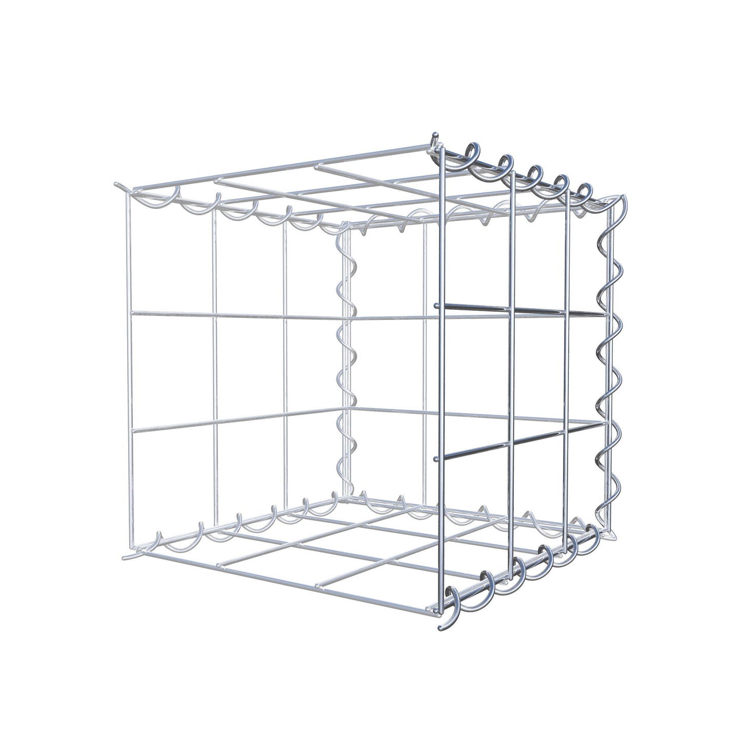 Grown-on gabion type 2 30 cm x 30 cm x 30 cm (L x H x D), mesh size 10 cm x 10 cm, spiral
