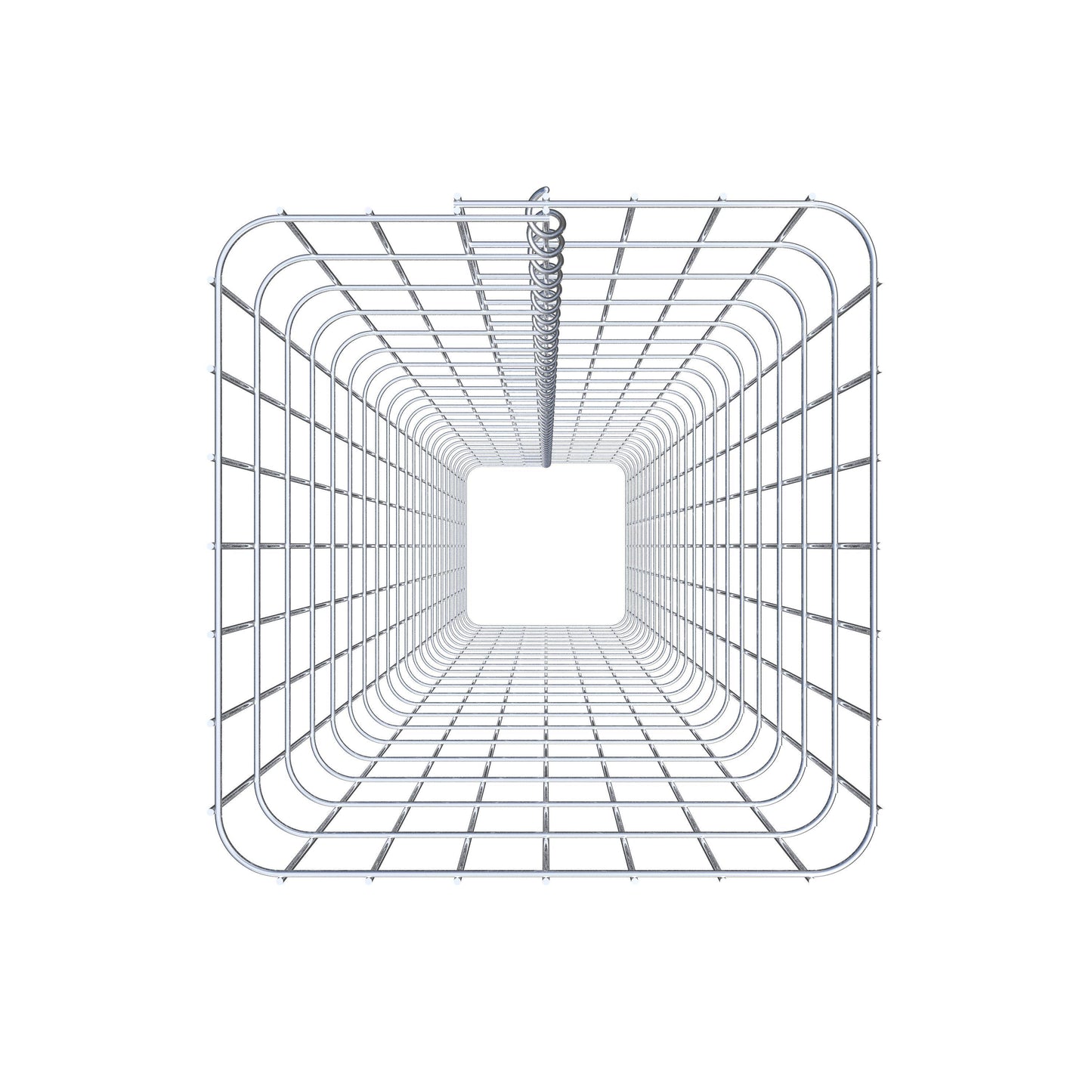 Gabion column square 37 cm x 37 cm, 230 cm height, MW 5 cm x 10 cm