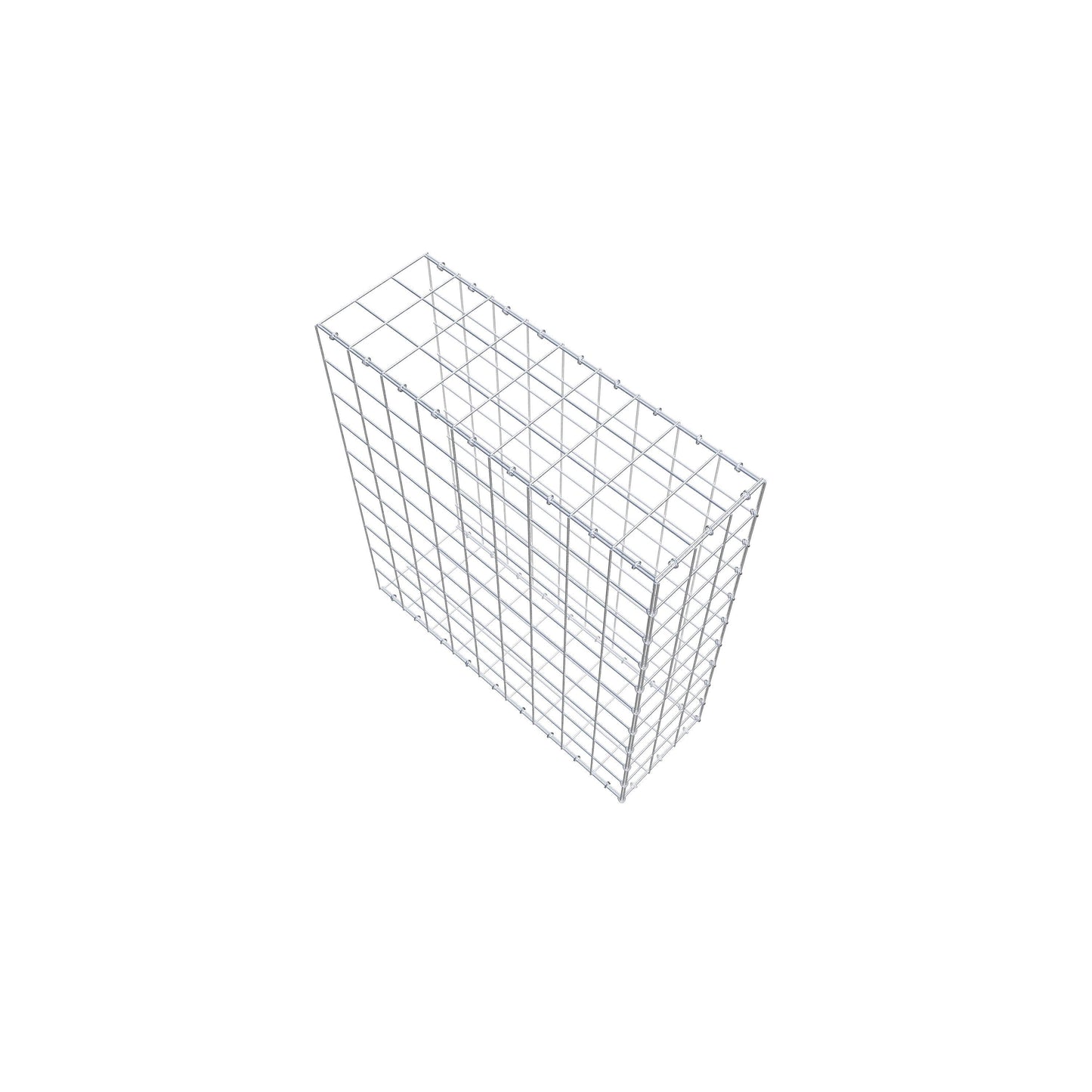Bevestigbare schanskorf type 2 100 cm x 90 cm x 30 cm (L x H x D), maaswijdte 10 cm x 10 cm, C-ring