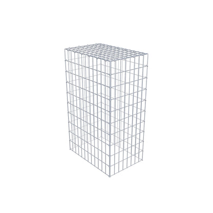 Anbaugabione Typ 3 100 cm x 60 cm x 40 cm (L x H x T), Maschenweite 5 cm x 10 cm, C-Ring