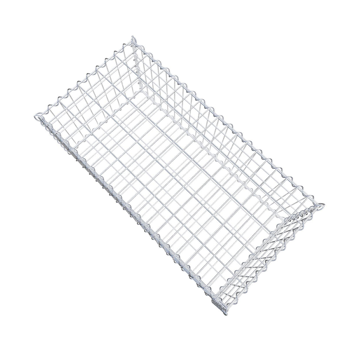 Gabion 100 cm x 40 cm x 50 cm (L x H x P), mailles 5 cm x 10 cm, spirale