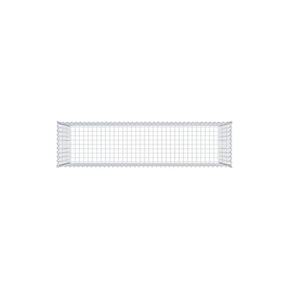 Gabião Tipo 3 200 cm x 100 cm x 50 cm (C x A x P), malhagem 5 cm x 10 cm, espiral
