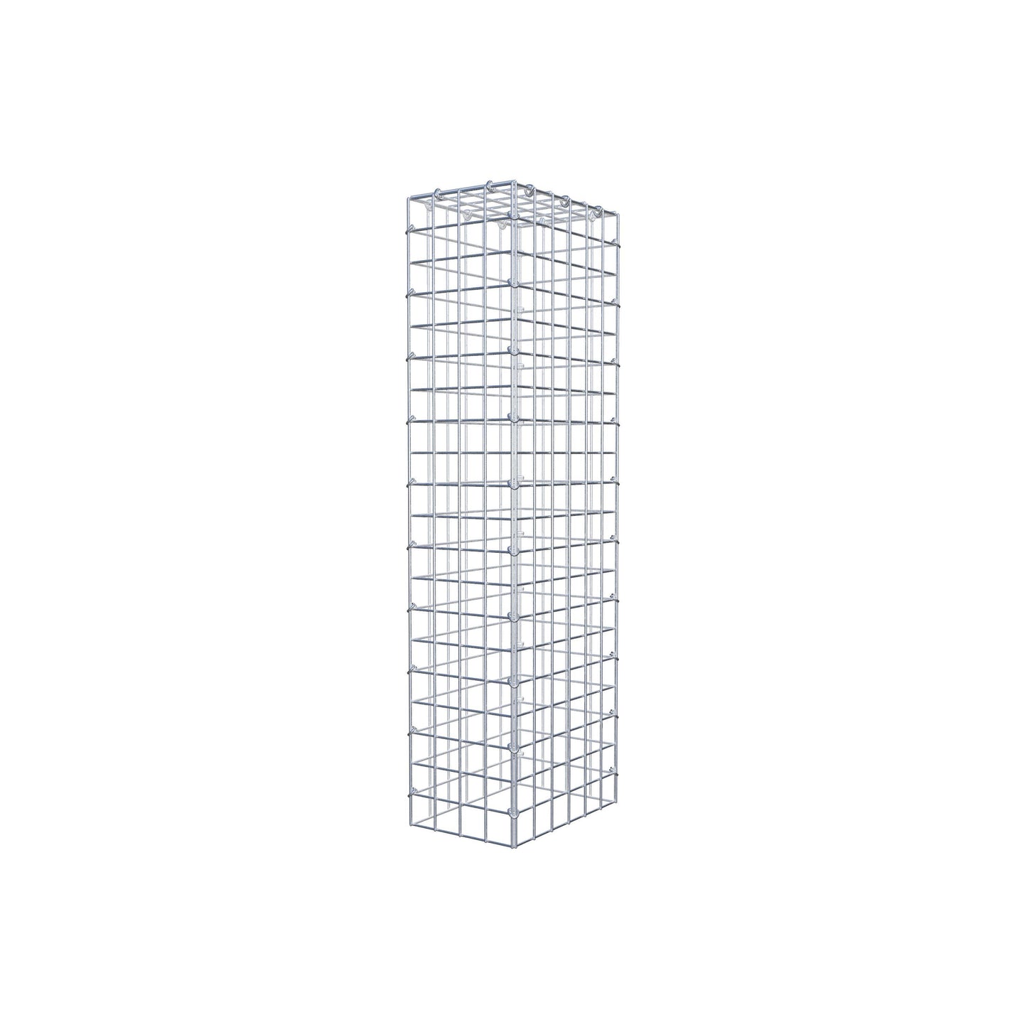 Gabbione aggiuntivo tipo 3 100 cm x 30 cm x 20 cm (L x A x P), maglia 5 cm x 5 cm, anello a C