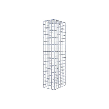 Gabbione aggiuntivo tipo 3 100 cm x 30 cm x 20 cm (L x A x P), maglia 5 cm x 5 cm, anello a C