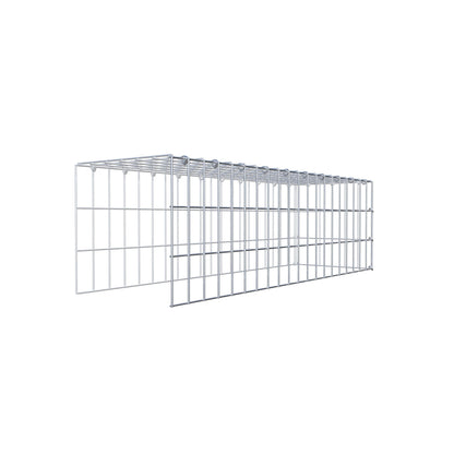 Gavión adicional tipo 4 100 cm x 30 cm x 30 cm (L x A x P), malla 5 cm x 10 cm, anillo en C