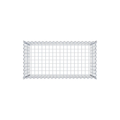 Gabbione aggiuntivo tipo 3 100 cm x 60 cm x 50 cm (L x A x P), maglia 5 cm x 10 cm, spirale