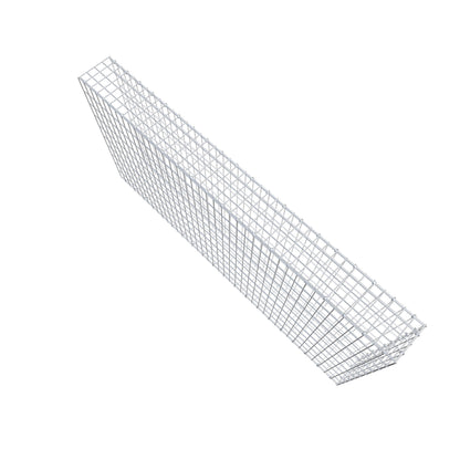 Fourche rapportée type 2 200 cm x 100 cm x 20 cm, maille 5 cm x 10 cm, anneau en C