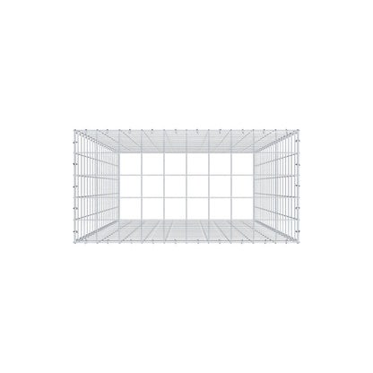 Gabião Tipo 3 200 cm x 100 cm x 50 cm (C x A x P), malhagem 10 cm x 10 cm, anel C