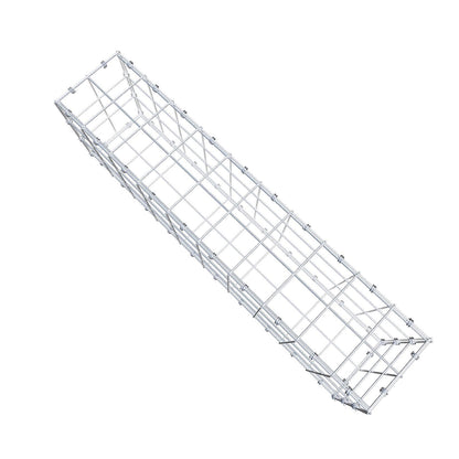 Gabion 100 cm x 30 cm x 20 cm (L x H x D), mesh size 10 x 10 cm, spiral ring
