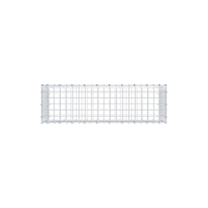 Gabião 100 cm x 40 cm x 30 cm (C x A x P), malhagem 5 x 5 cm, anel espiral