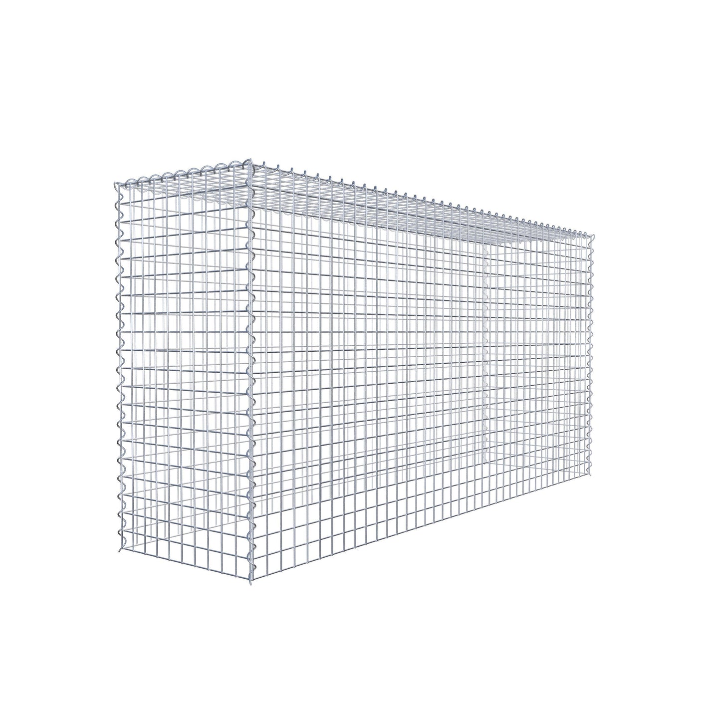 Anbaugabione Typ 3 200 cm x 100 cm x 50 cm (L x H x T), Maschenweite 5 cm x 5 cm, Spirale