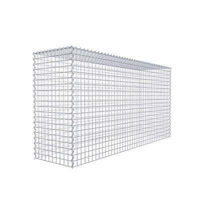 Anbaugabione Typ 3 200 cm x 100 cm x 50 cm (L x H x T), Maschenweite 5 cm x 5 cm, Spirale