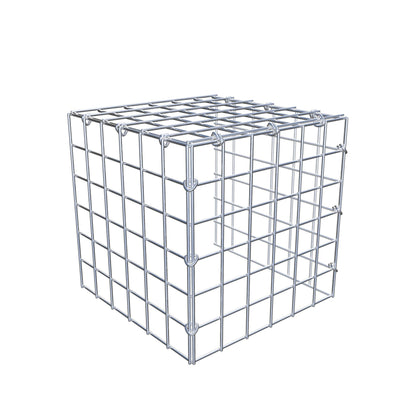Fourche rapportée type 4 30 cm x 30 cm x 30 cm (L x H x P), maille 5 cm x 5 cm, anneau en C