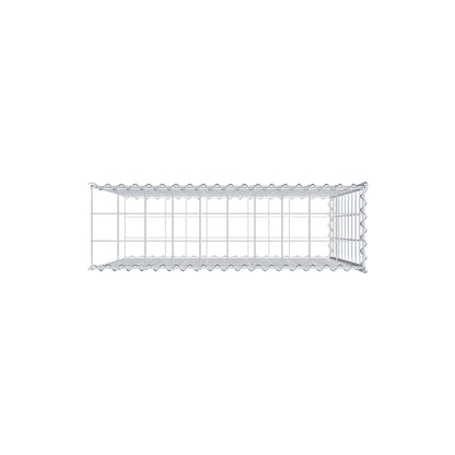 Gabbione aggiuntivo tipo 2 100 cm x 100 cm x 30 cm (L x H x P), dimensione maglia 10 cm x 10 cm, a spirale