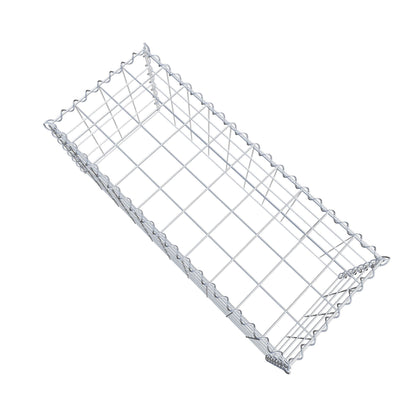 Grown-on gabion type 3 100 cm x 40 cm x 40 cm (L x H x D), mesh size 10 cm x 10 cm, spiral