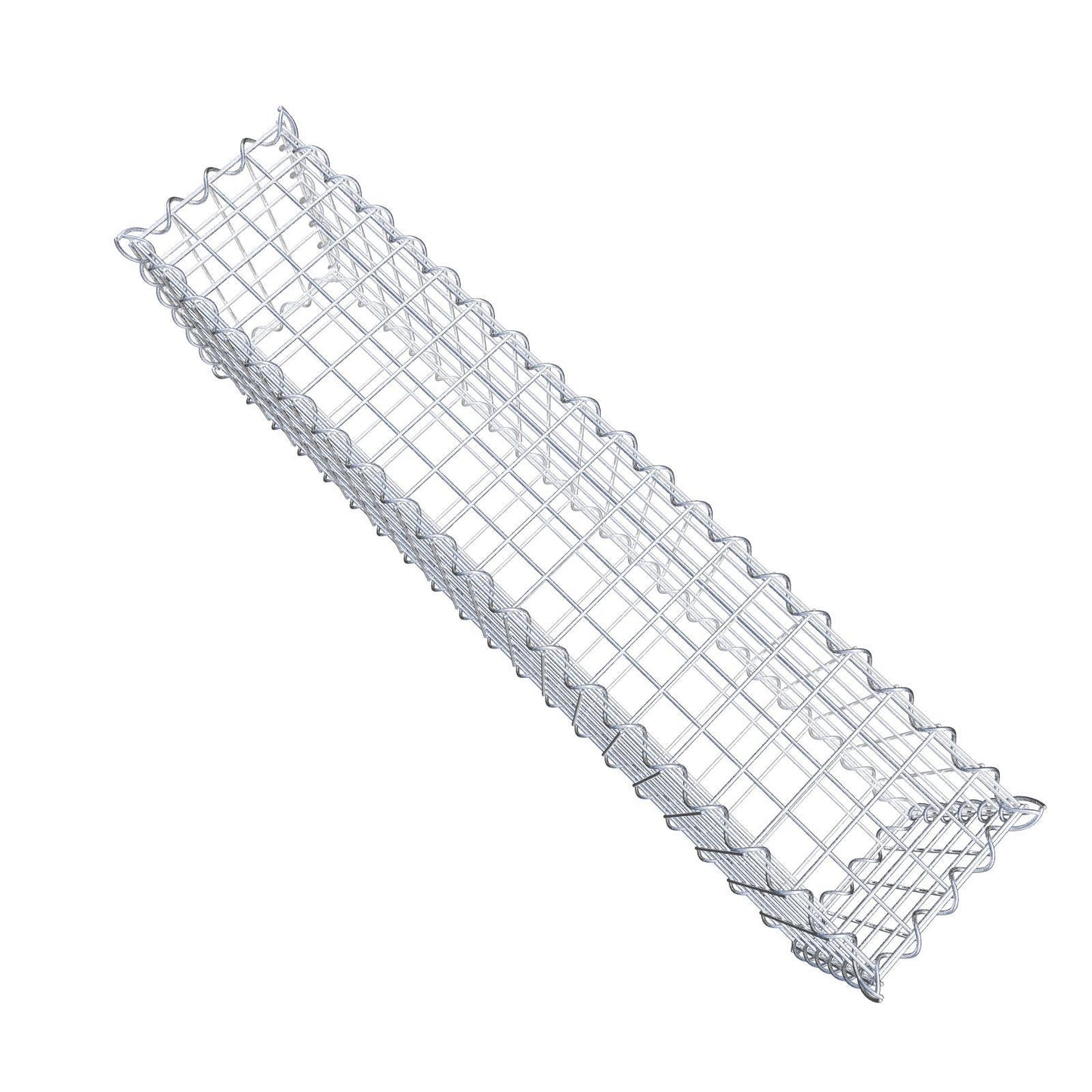Set di 2 gabbioni 100 cm x 30 cm x 20 cm (L x H x P), maglia 5 x 5 cm, spirale