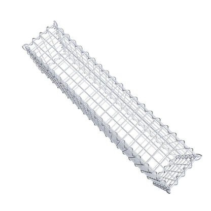 Set di 2 gabbioni 100 cm x 30 cm x 20 cm (L x H x P), maglia 5 x 5 cm, spirale