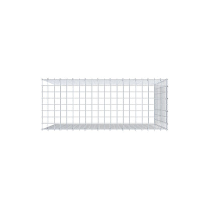 Gabbione aggiuntivo tipo 4 100 cm x 80 cm x 40 cm (L x H x P), maglia 5 cm x 5 cm, anello a C