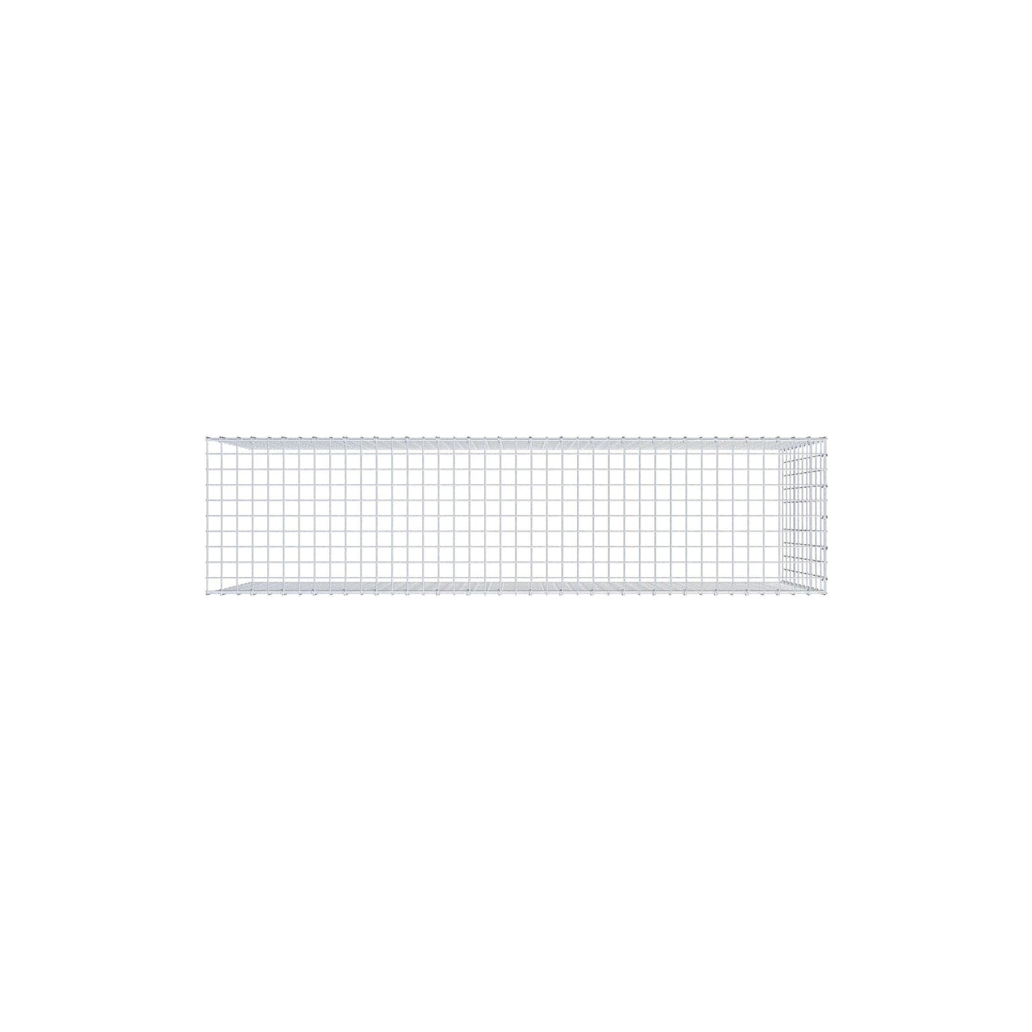 Fourche rapportée type 4 200 cm x 100 cm x 50 cm (L x H x P), mailles 5 cm x 10 cm, anneau en C