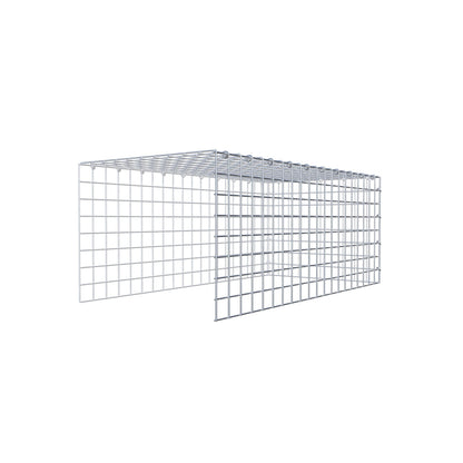Fourche rapportée type 4 100 cm x 40 cm x 50 cm (L x H x P), mailles 5 cm x 5 cm, anneau C