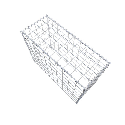 Gabion rapporté type 3 100 cm x 80 cm x 40 cm (L x H x P), mailles 10 cm x 10 cm, spirale