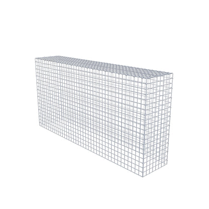 Opzetpaal type 3 200 cm x 100 cm x 40 cm (L x H x D), maaswijdte 5 cm x 5 cm, C-ring
