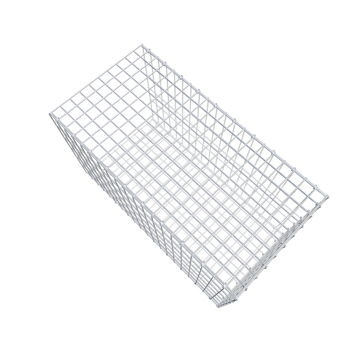 Fourche rapportée type 2 100 cm x 60 cm x 50 cm, mailles 5 cm x 10 cm, anneau en C