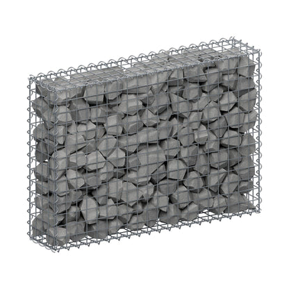 Gabião 100 cm x 70 cm x 20 cm (C x A x P), malhagem 5 cm x 5 cm, espiral
