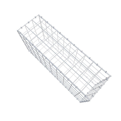 Gabbione 100 cm x 50 cm x 30 cm (L x H x P), maglia 10 x 10 cm, anello a spirale